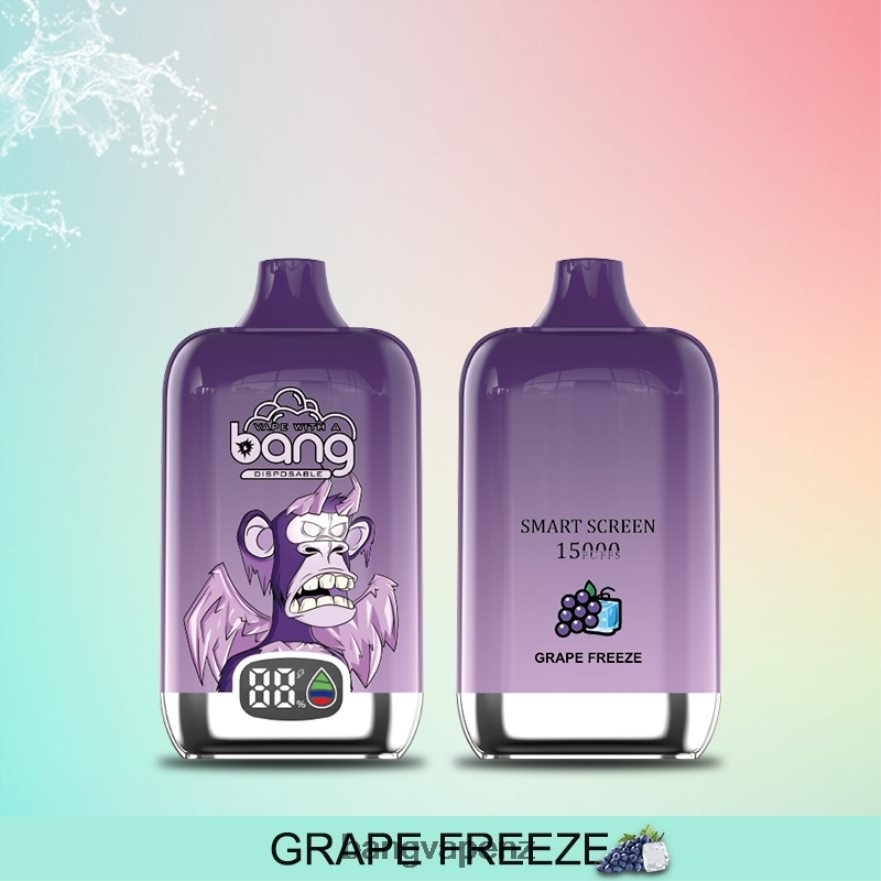 Bang Vape Digital Smart Screen 15000 puffs 25ml Disposable Vape Gang NZ NB48FT11