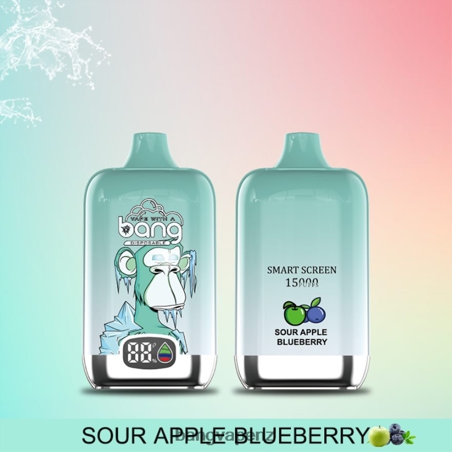 Bang Vape Digital Smart Screen 15000 puffs 25ml Disposable Vape Gang NZ NB48FT11
