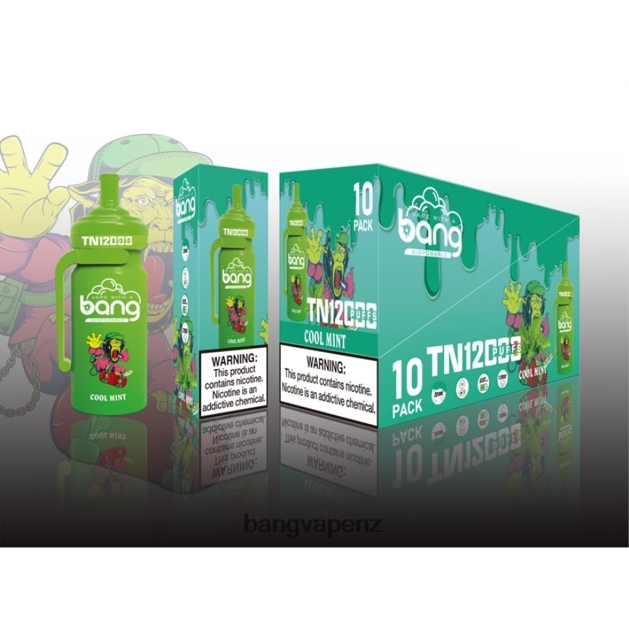 Bang Vape TN12000 Pod with Mesh Coil Disposable Vape Gang Auckland NB48FT5