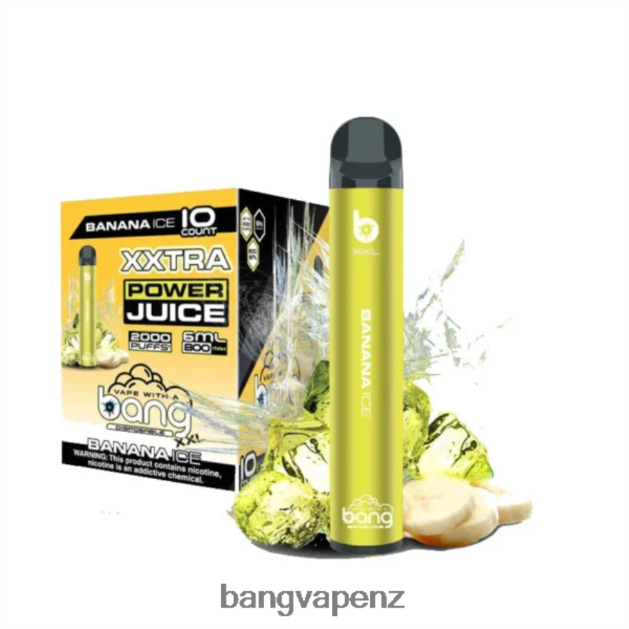 Bang Vape XXL 2000 puffs Banana Ice Bang Vape NZ NB48FT13