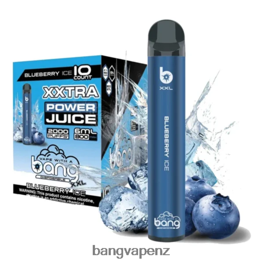 Bang Vape XXL 2000 puffs Blueberry Ice Vape Gang Wellington NB48FT14