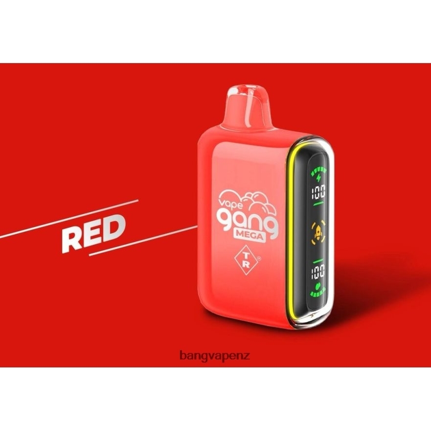 Vape Gang MEGA 20,000 puffs Disposable Vape (Box of 5) Red Vape Gang Auckland NB48FT57